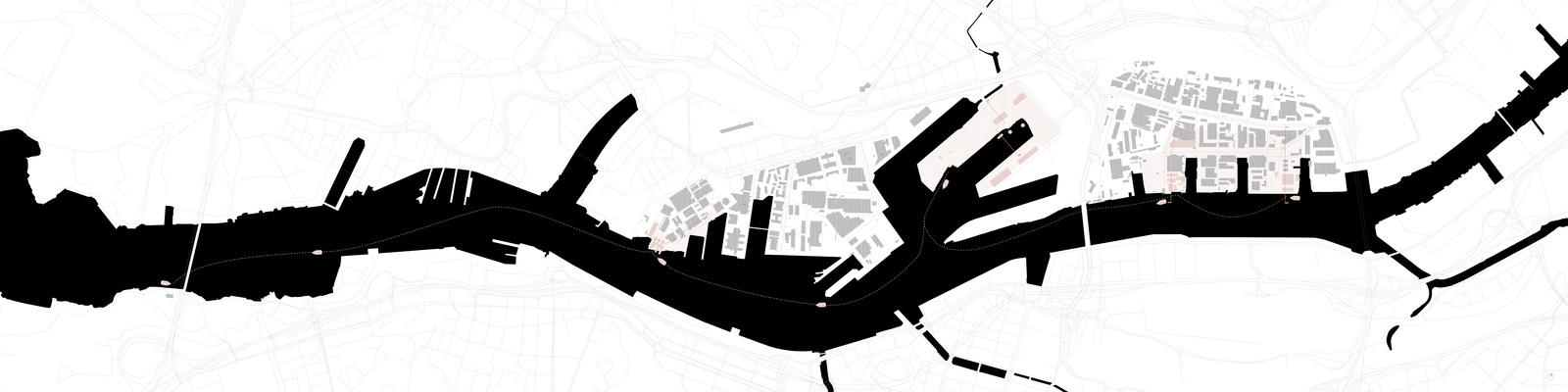 The Informal City — regional map of Gothenburg and its river connections
