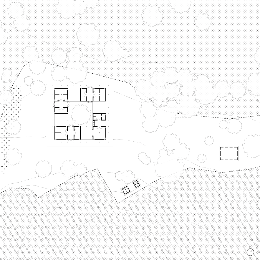 Uwanja House — site plan near Karatu, Tanzania