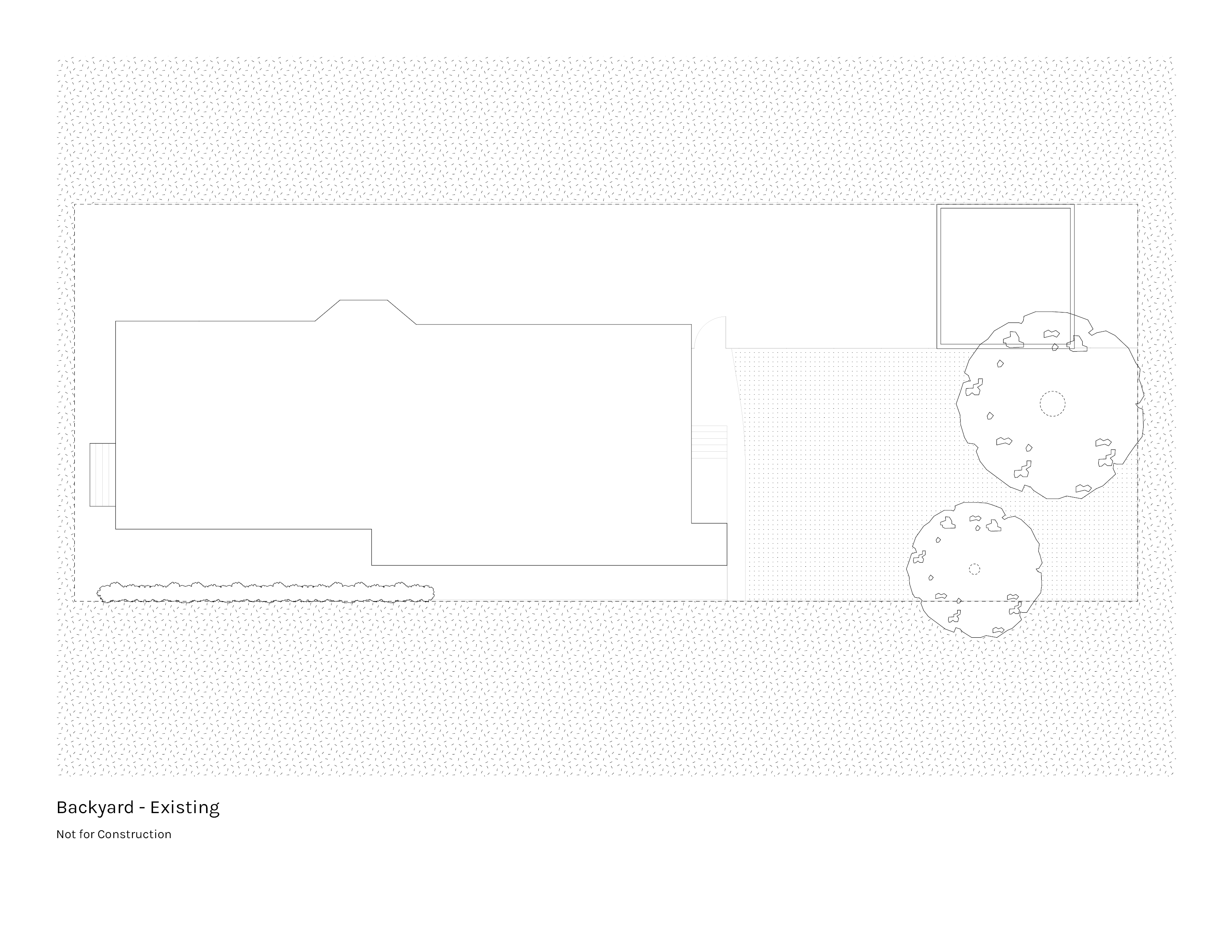 Backyard No. 1 — plan option 1, duo with shared lawn