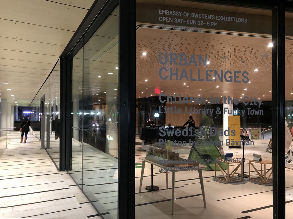 Learning from Sweden — installation view of the Gothenburg exhibition