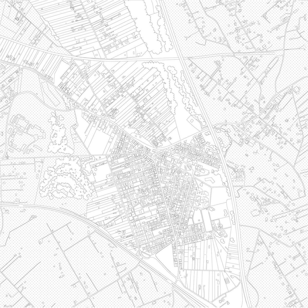 Labor of Love — regional map of existing San Cesareo settlement