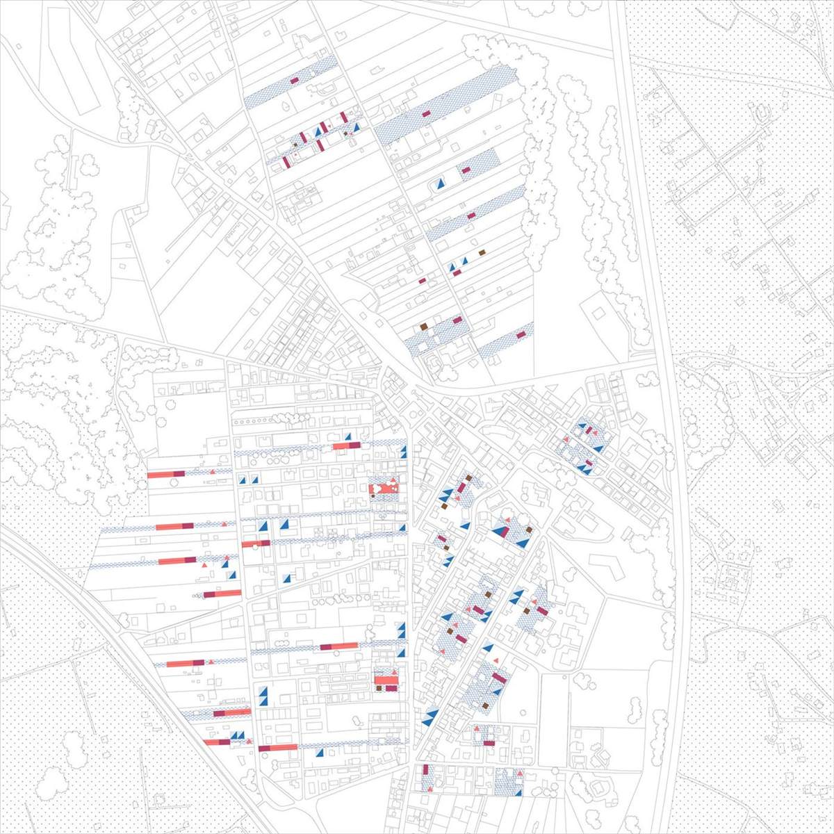 Labor of Love — regional map, first phase of commoning interventions