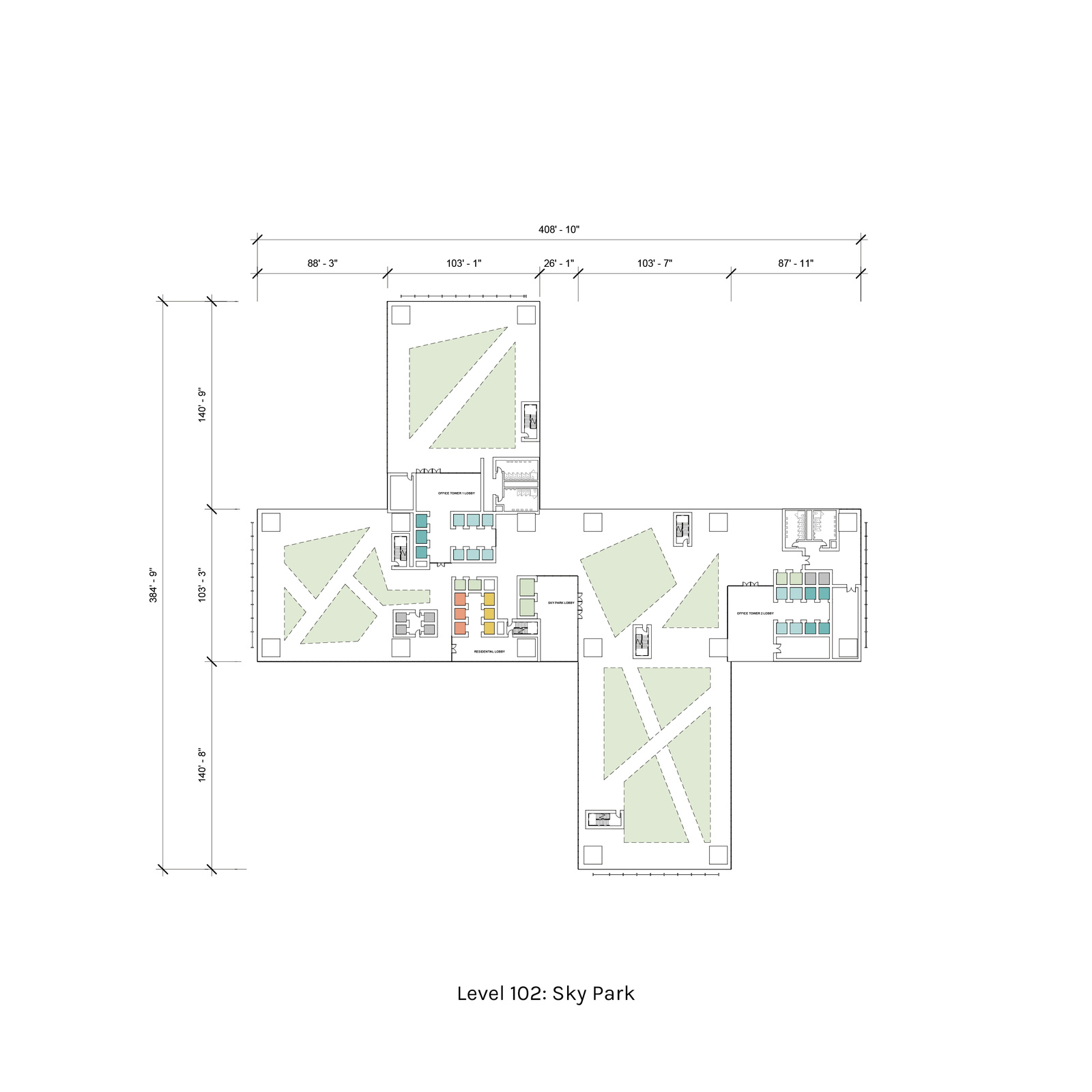 The Chicago Gateway — structural drawings, sheet 1