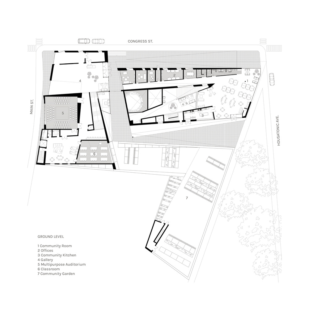 Kintsugi — lower floor plans with program legend