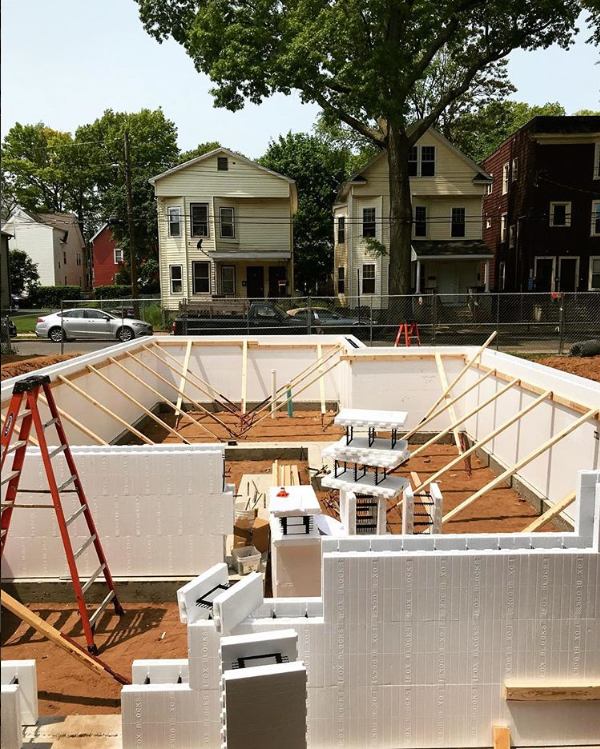 Building Project 2018 — bracing the foundation formwork