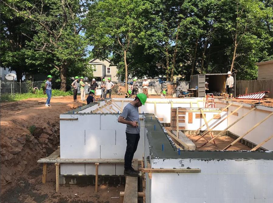 Building Project 2018 — pouring the foundation